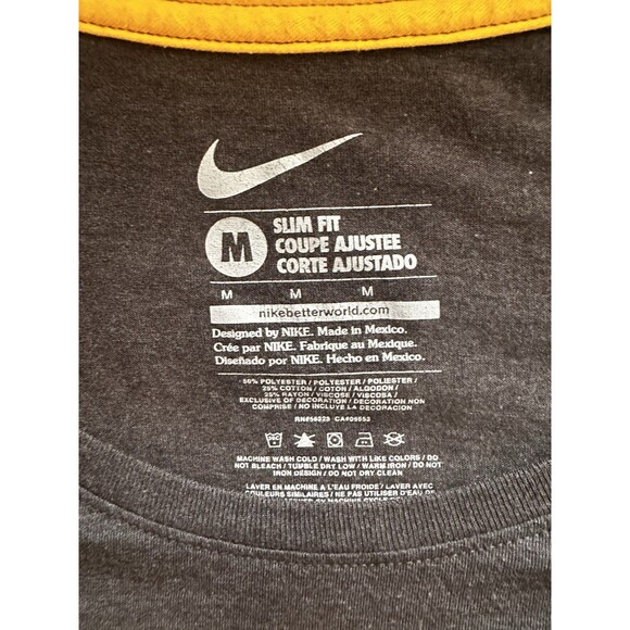 Nike Pittsburgh Pirates T-Shirt Women’s Medium Slim Fit Gray MLB Baseball - Picture 3 of 6